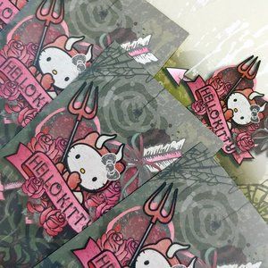 Vintage Tokyo Japan Devil Hello Kitty Stationery